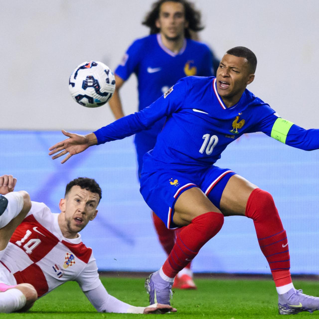 Hrvatska - Francuska: Ivan Perišić i Kylian Mbappe