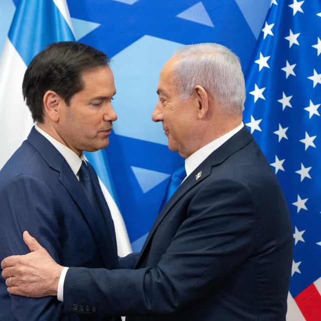 Marco Rubio i Benjamin Netanyahu 