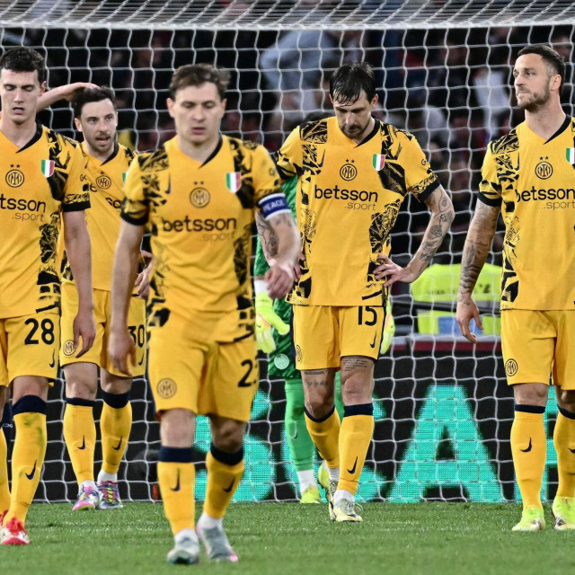 Poraženi igrači Intera