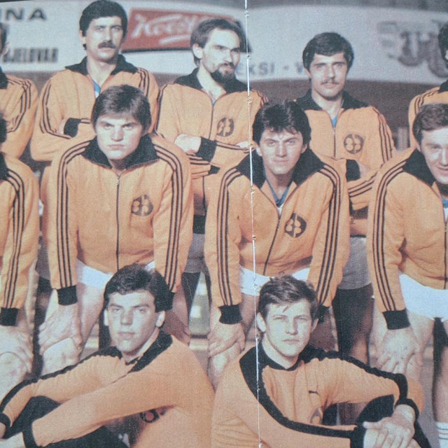 Željko Vidaković sa bjelovarskim Partizanom kada je osvojen psljednji deveti naslov državnog prvaka ovog kluba