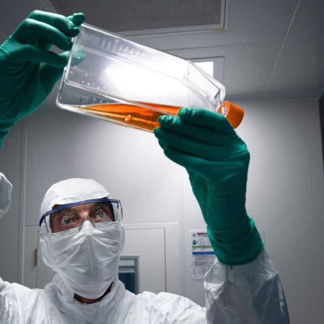 Laboratorij francuske kompanije Sanofi, ilustracija