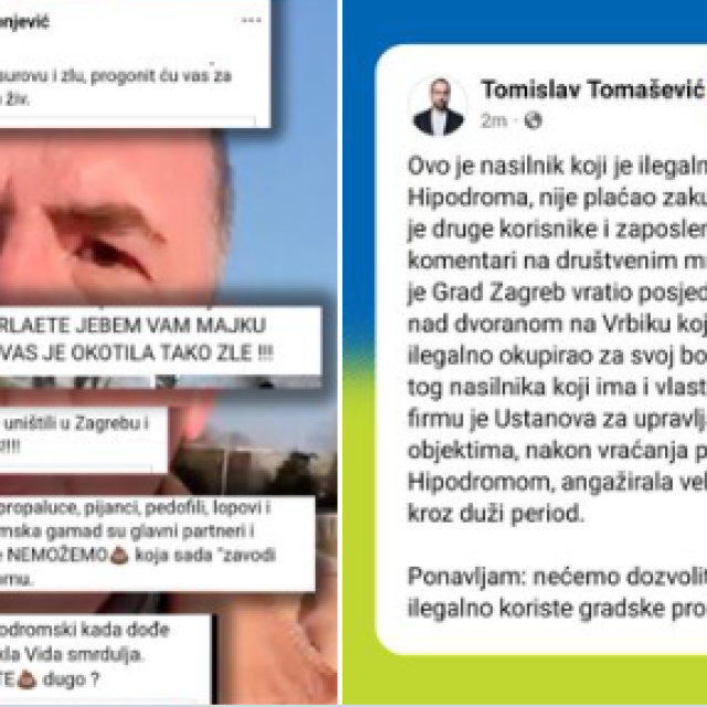 Tomašević je nedavno objavio gnjusne uvrede koje dobiva od Ponjevića