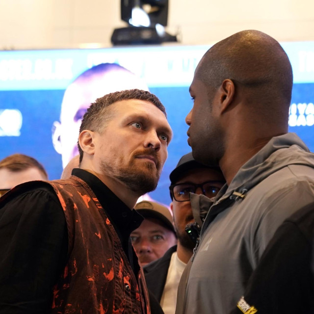 Oleksandr Usik i Daniel Dubois