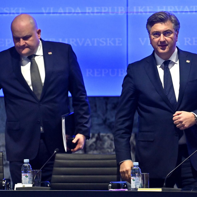 Ante Šušnjar i Andrej Plenković
