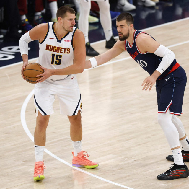 Nikola Jokić i Ivica Zubac