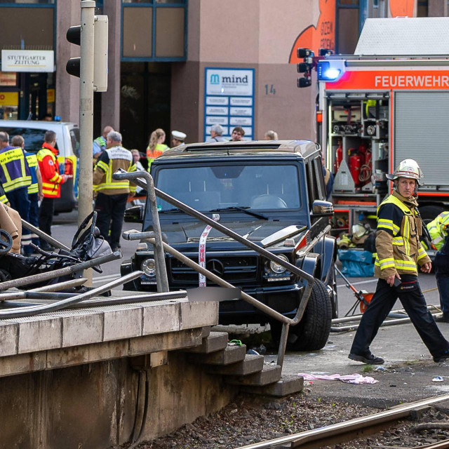 Mjesto nesreće u Stuttgartu
