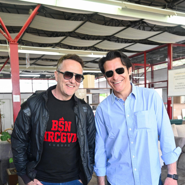 Prijatelji Tarik Filipović i Goran Višnjić
