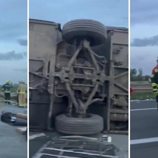 Prometna nesreća na autocesti A3 između čvorova Popovača i Križ