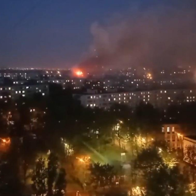 Eksplozija i požar stambene zgrade u Moskvi