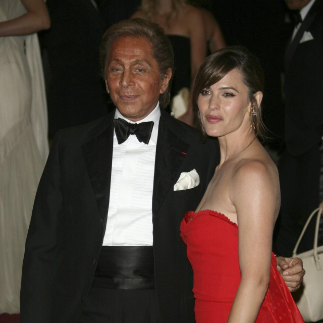 Valentino Garavani i Jennifer Garner