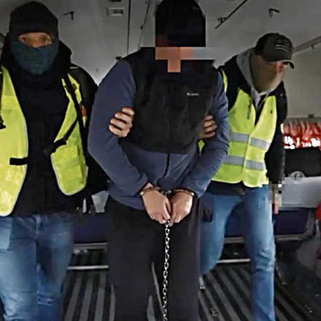 Bezrukavij tijekom izručenja Poljskoj