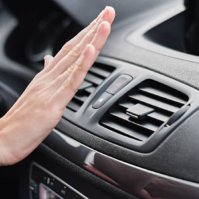 Klima u automobilu, ilustracija