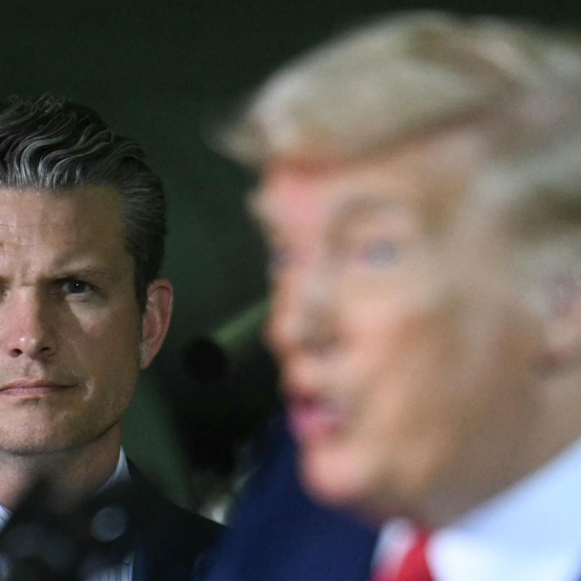 Pete Hegseth i Donald Trump