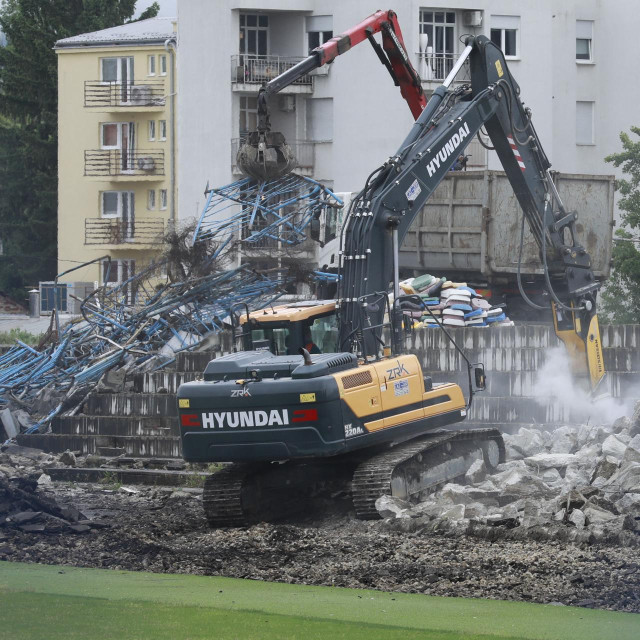 Nastavak radova na stadionu u Kranjčevićevoj
 