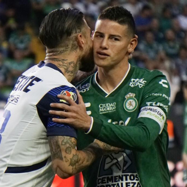 Monterreyev branič Sergio Ramos i Leonov veznjak James Rodriguez