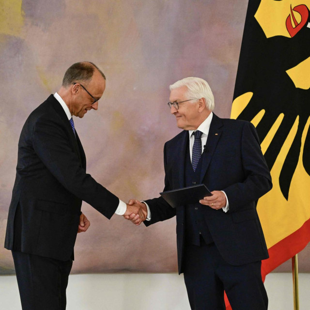 Friedrich Merz i Frank-Walter Steinmeier