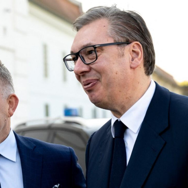 Robert Fico i Aleksandar Vučić (arhiva)