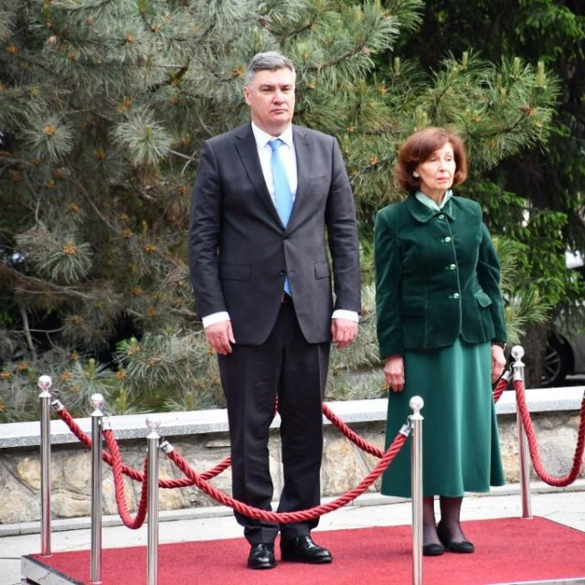 Zoran Milanović je u Skoplje došao na poziv predsjednice Sj. Makedonije Gordane Siljanovske Davkove