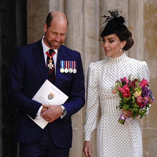William i Kate prisustvovali su misi za Dan pobjede