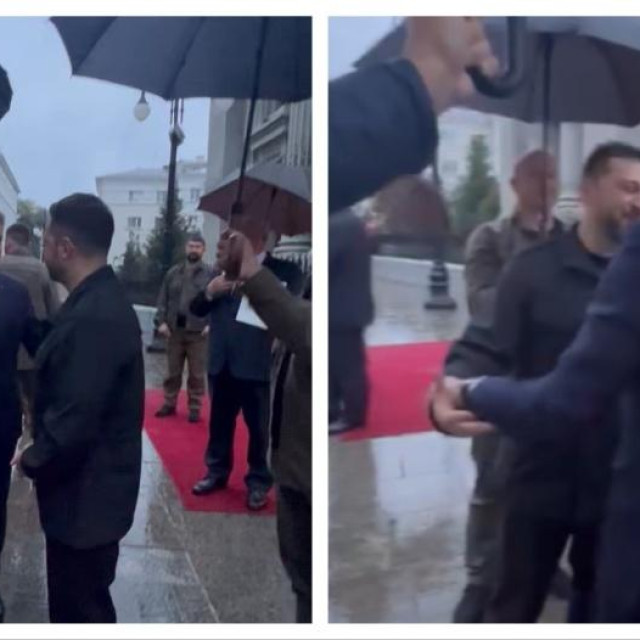 Emmanuel Macron i Volodimir Zelenski