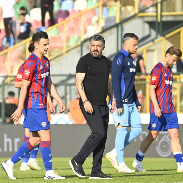 Igrači Hajduka i Gennato Gattuso