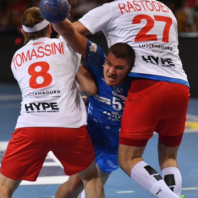 Hrvatska - Luksemburg: Marin Šipić