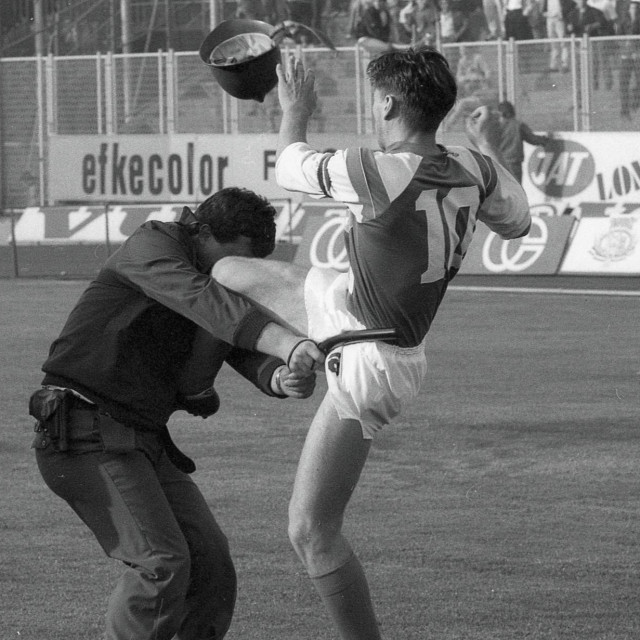 Utakmica Dinamo - Crvena zvezda, 13. svibanj 1990.