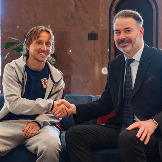 Luka Modrić i Dinko Lucić