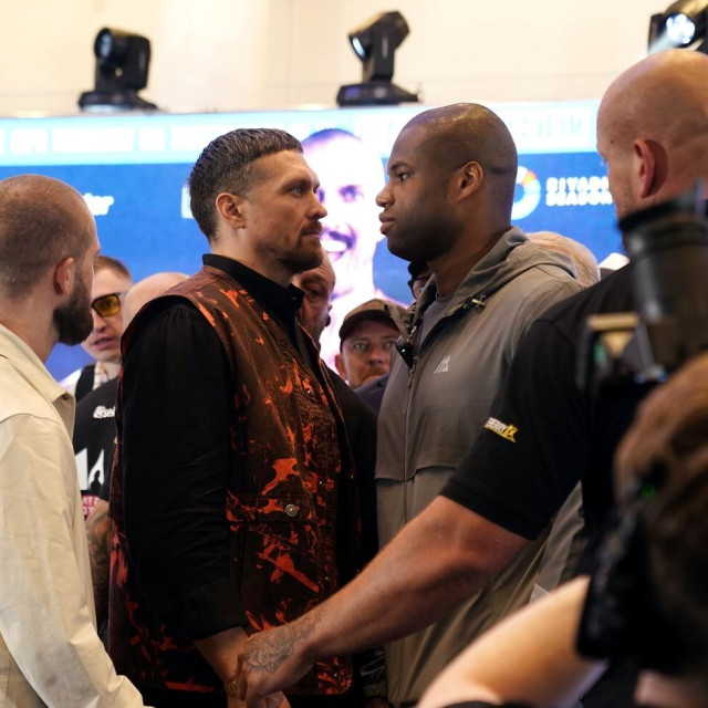 Oleksandr Usik i Daniel Dubois
