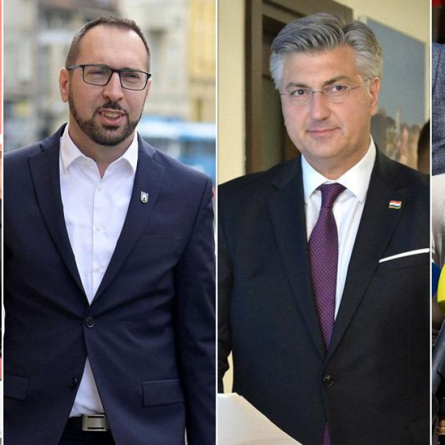Siniša Hajdaš Dončić, Tomislav Tomašević, Andrej Plenković i Marija Selak Raspudić