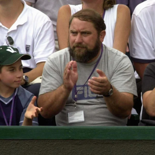 Brat Savo, otac Damir i majka Ljiljana Dokić u Wimbledonu 2000.
