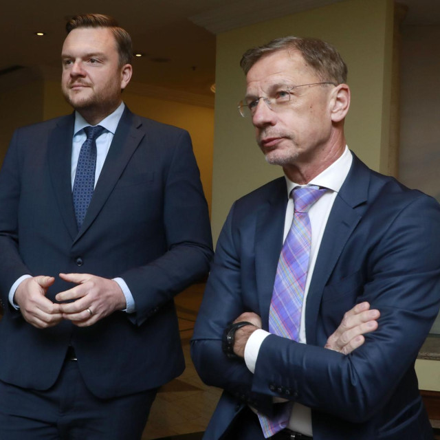 Ministar Primorac i guverner HNB-a Boris Vujčić