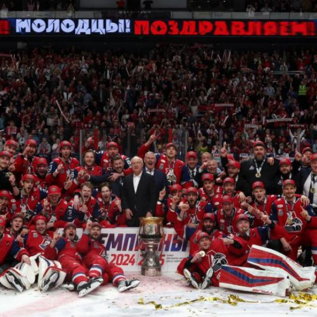 Momčad Lokomotiva - prvak KHL sezona 2024/25.