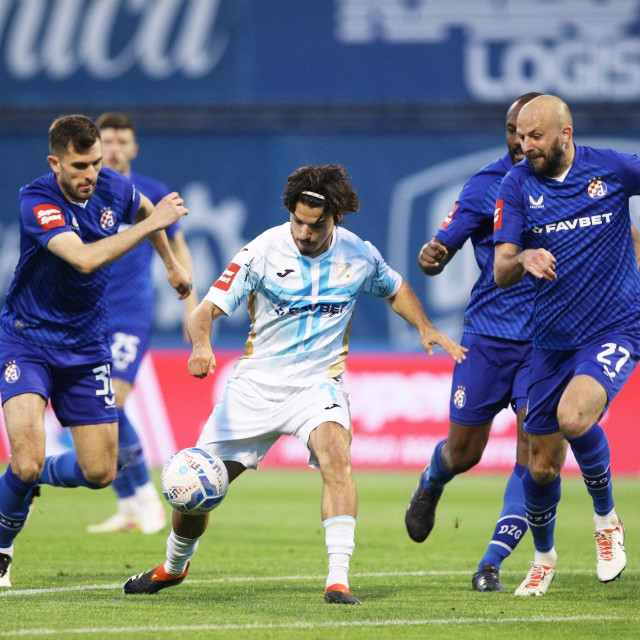 Dinamo - Rijeka: Bartol Franjić, Nais Djouahra i Josip Mišić